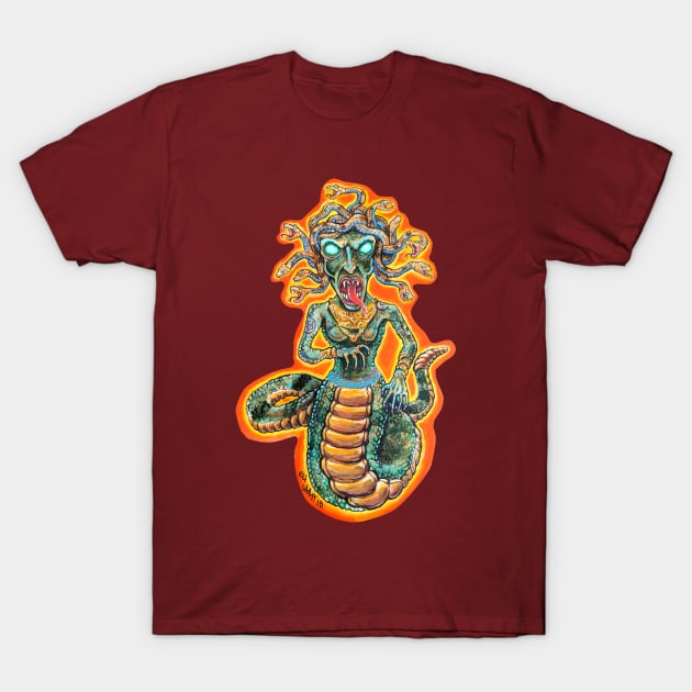 Medusa T-Shirt by eliwolff